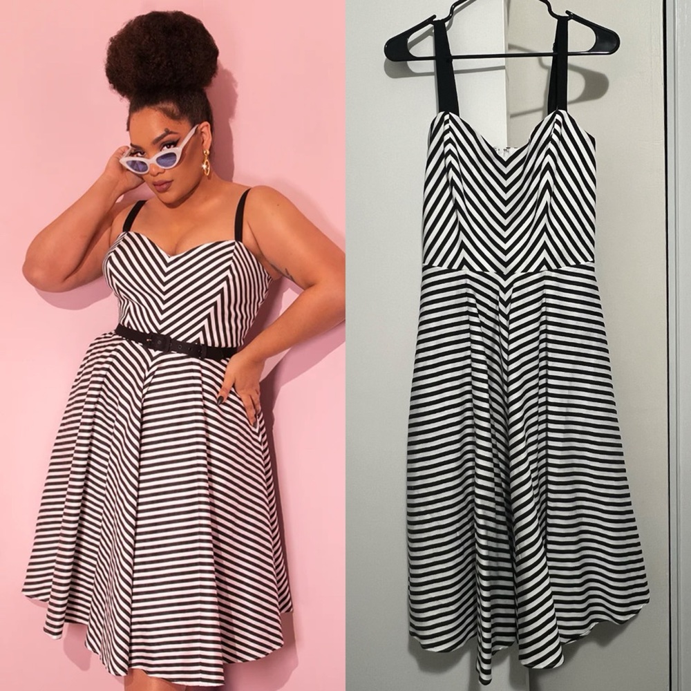 Vixen Dollface Swing Dress In Medium